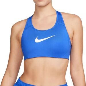 Nike Women's Vibrant Blue Sports Bra - size medium